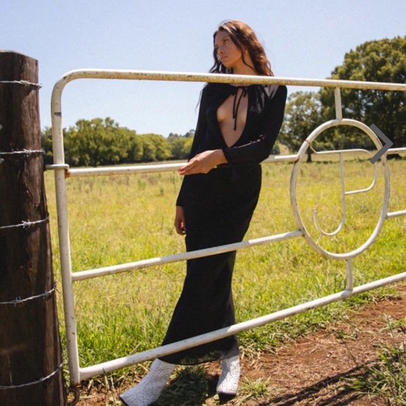 [NWT] VRG GRL cutout maxi dress - Picture 4 of 5